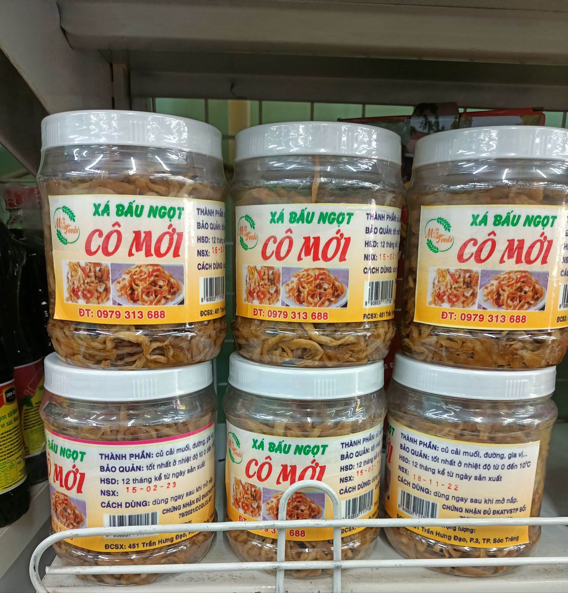 [ĐẶC SẢN SÓC TRĂNG] Xá bấu ngọt. Hộp 500 gram