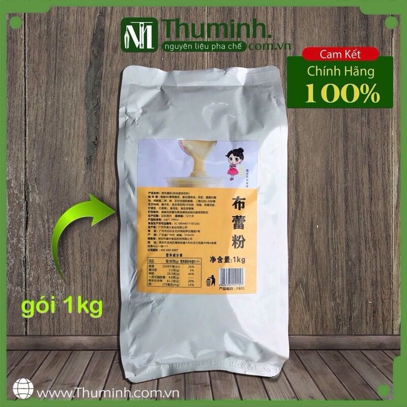 Bột kem trứng brulee gói 1kg