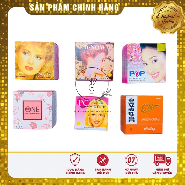 Lẻ hộp 4.5g kem dưỡng trắng da young one xù - dnow - pc - pop - Meone - emoon thái