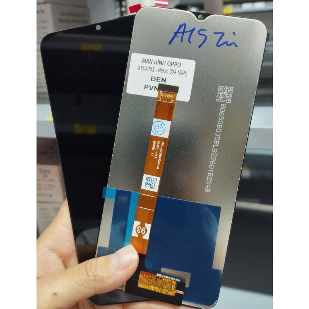 Màn hình oppo a15/ a15s/ a35/ c11/ c15/ a16k/ realme v3/ realme q2i/ narzo 20/ narzo 30a - đen