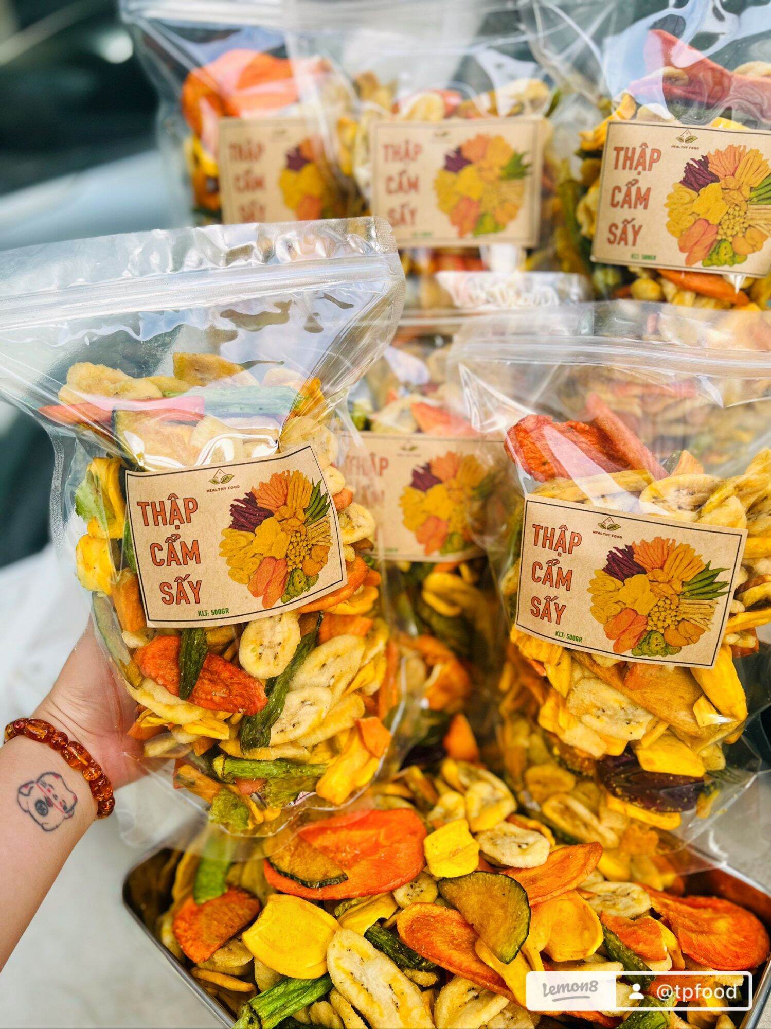 Trái cây sấy thập cẩm 500g (Hàng loại 1)