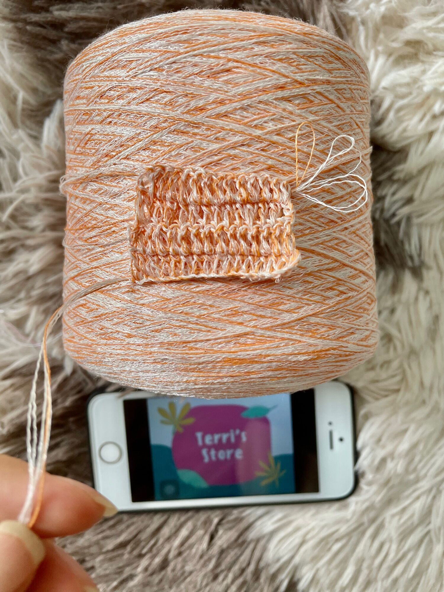 [Yarn] Sợi Rayon - Sợi chập kích thước 0.6mm ~ 0.8mm (Sợi bóng, rũ, nhẹ)
