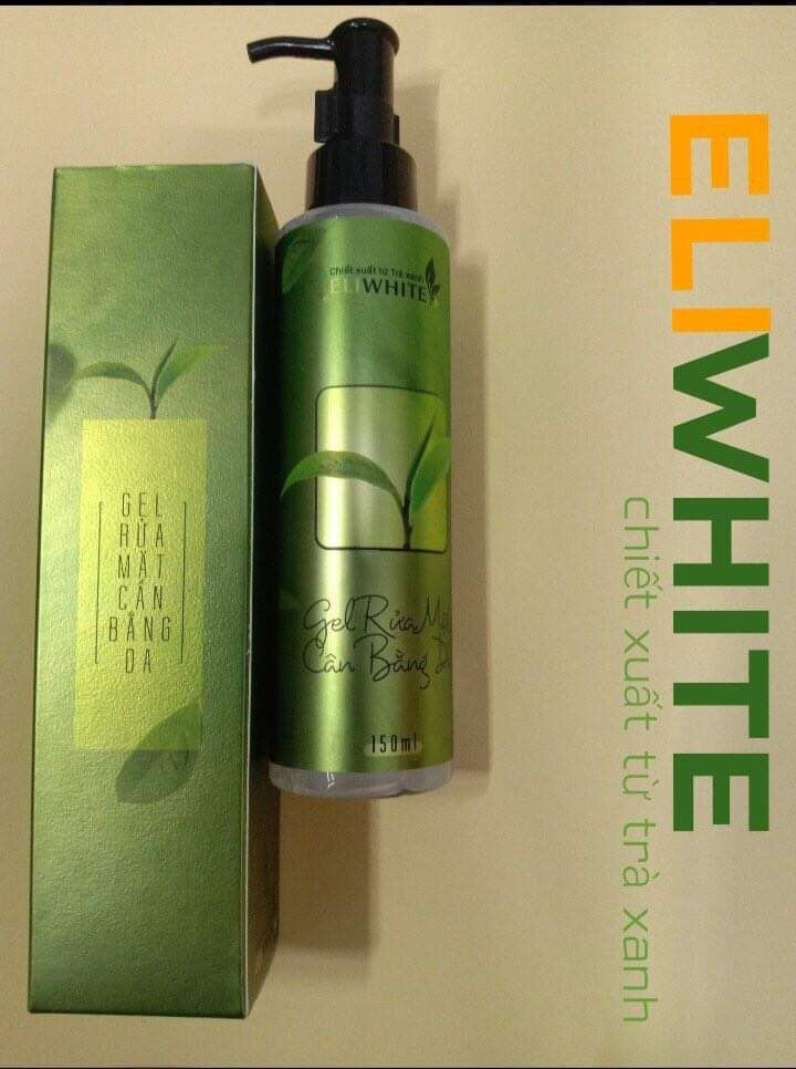Gel rửa mặt cân bằng da Eli White 150ml