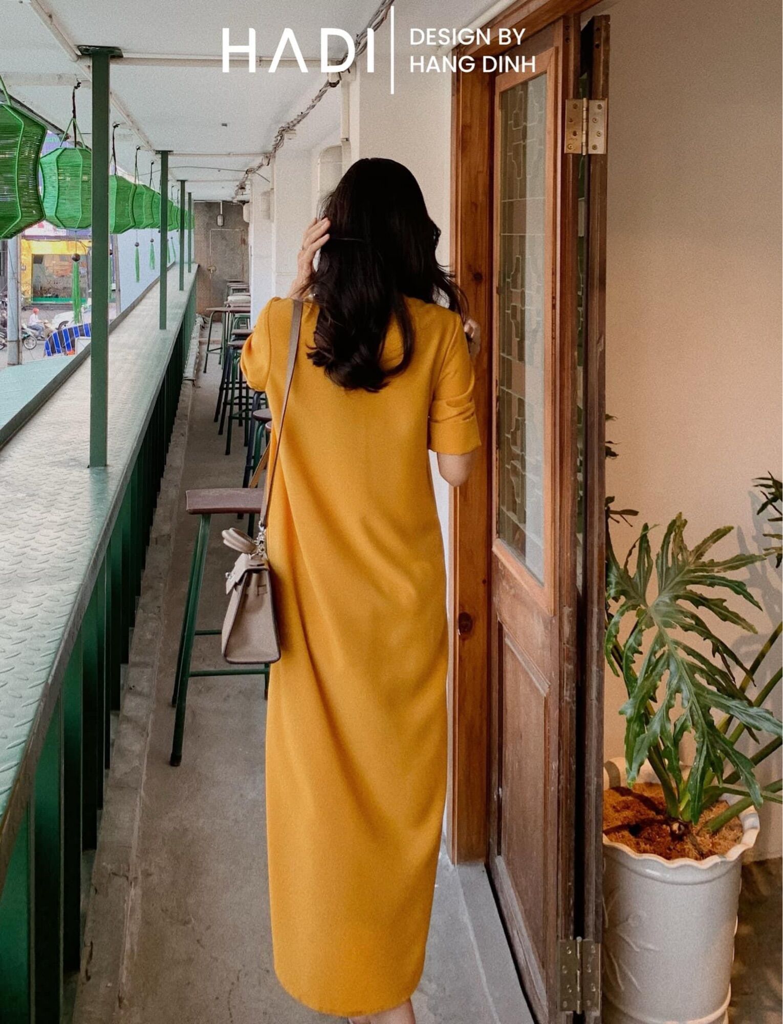 Đầm sơmi dáng suông rộng - Hạnh