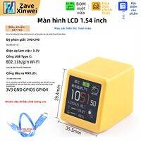 ZAVE | Đồng Hồ Dự Báo Thời Tiết WiFi Nhiệt Độ Độ Ẩm Trang Trí Bàn