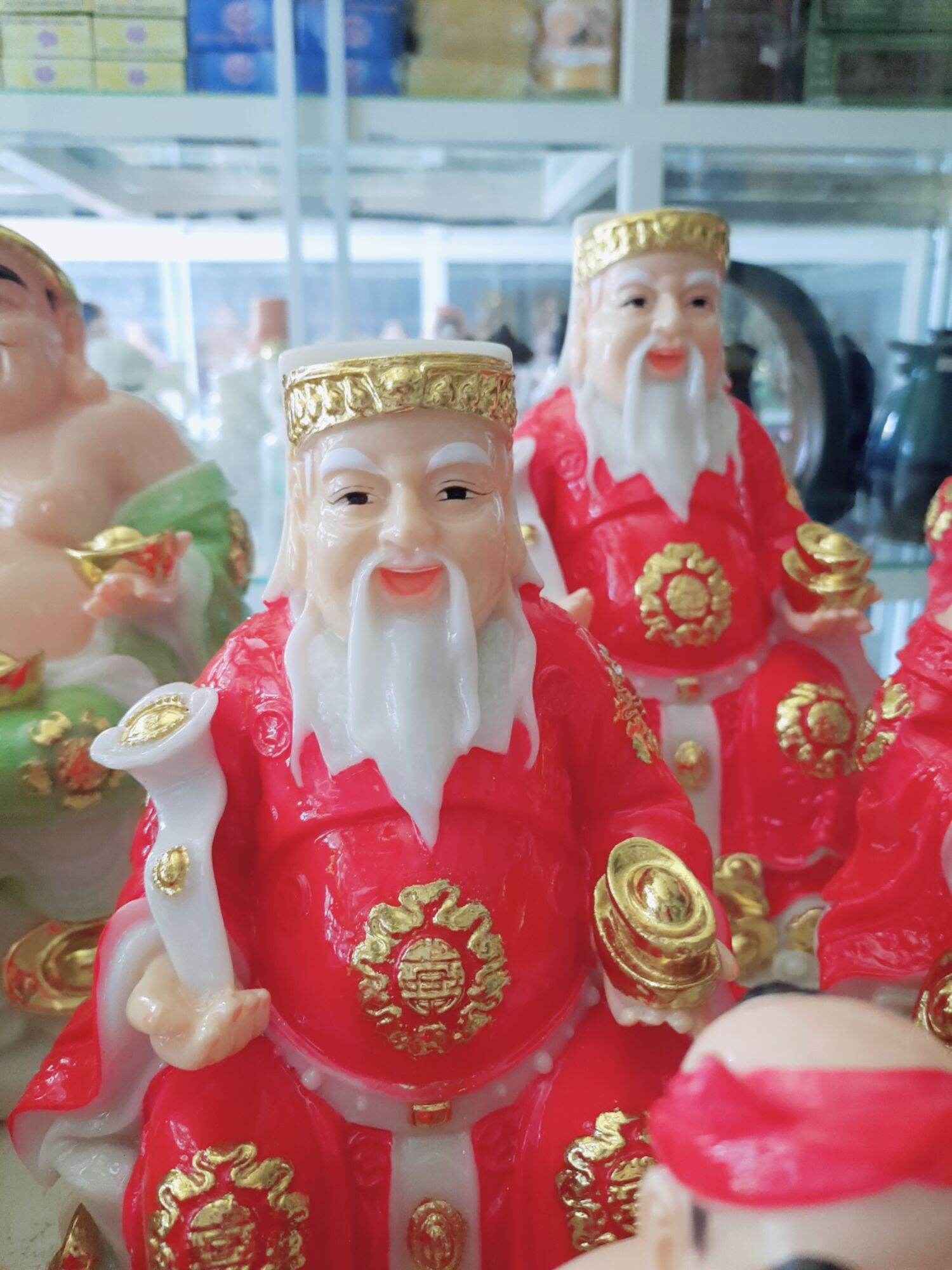 BỘ TƯỢNG ÔNG ĐỊA THẦN TÀI - CAO 15CM