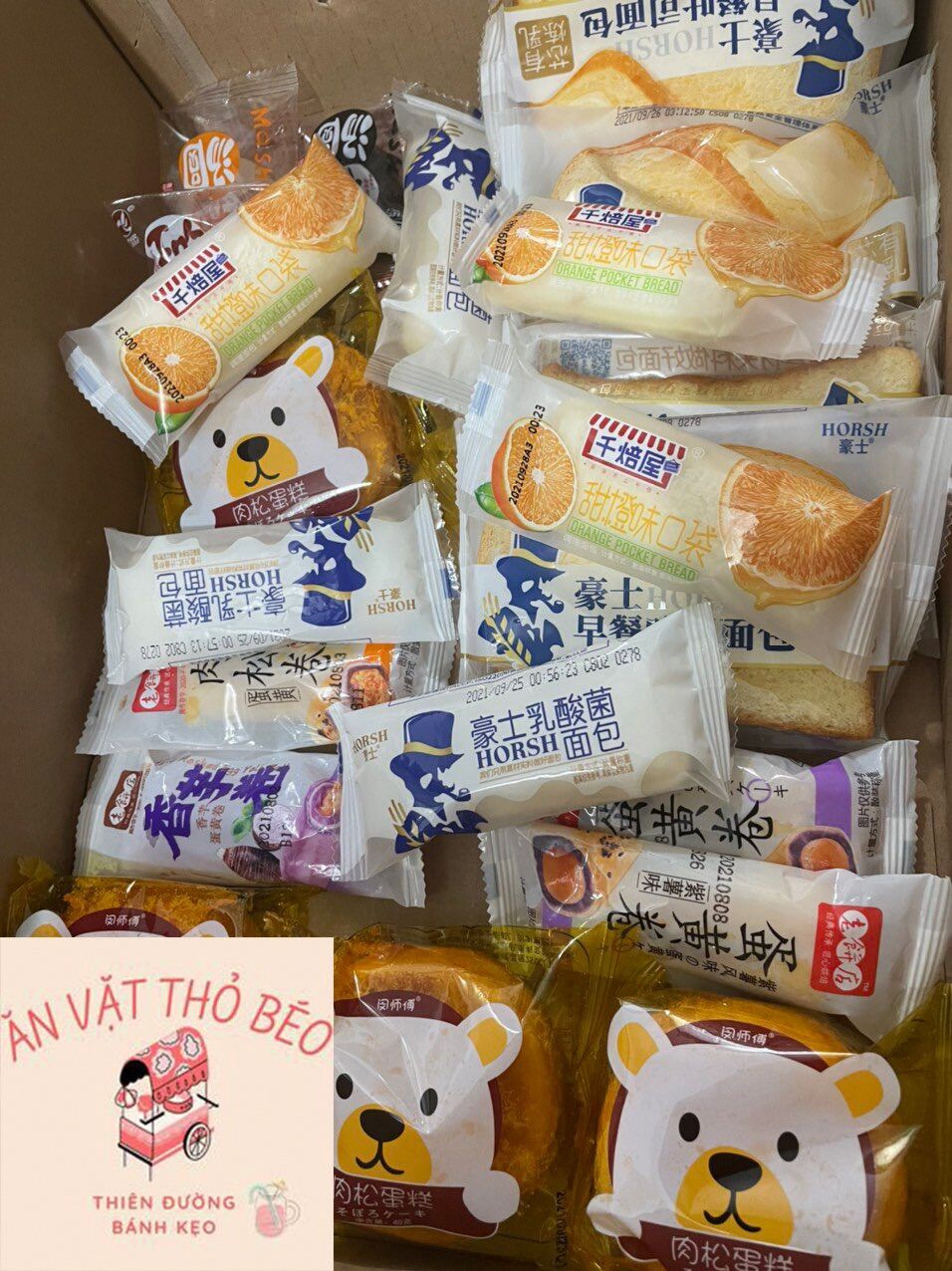 Lẻ 1kg bánh mix thập cẩm như hình