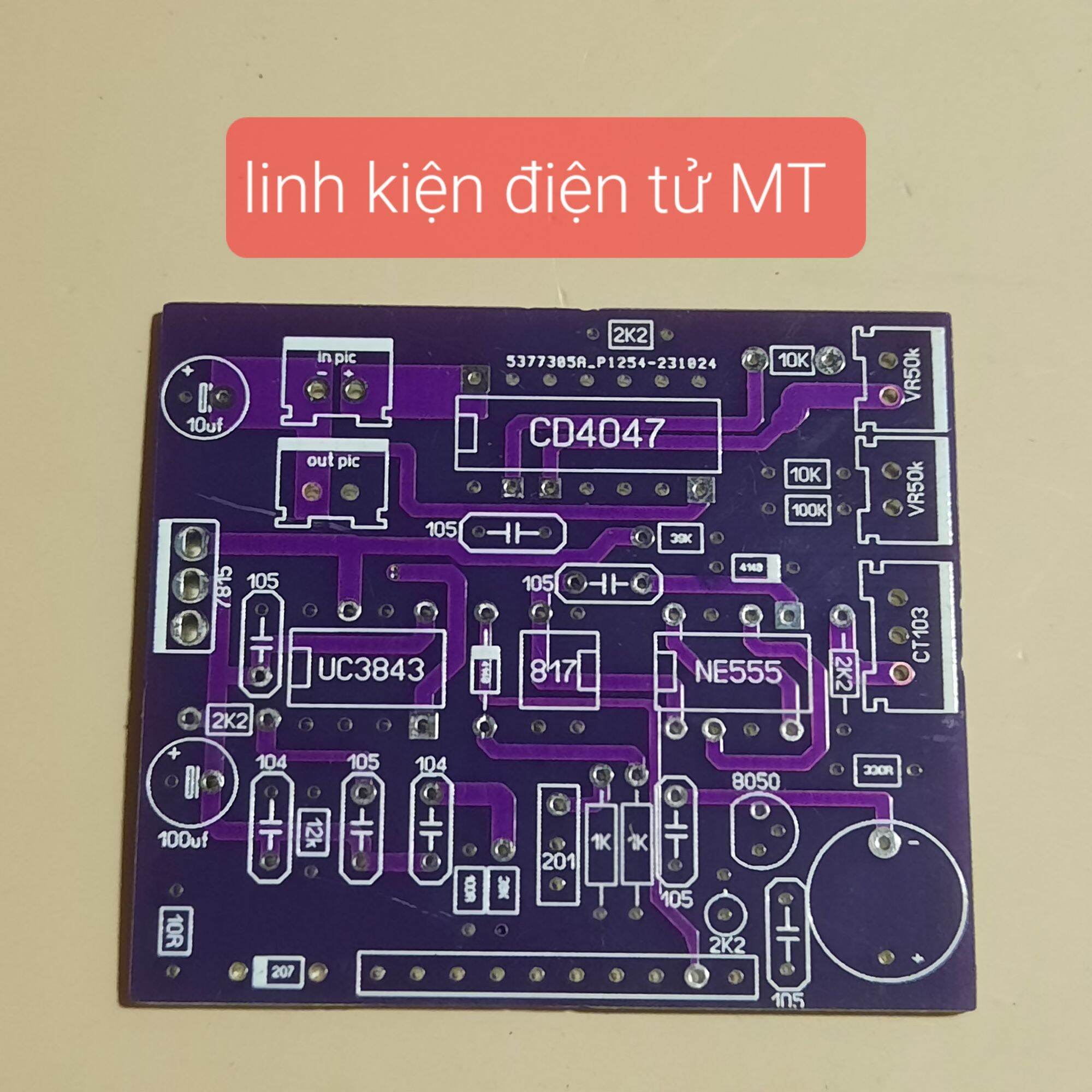 Bo lái IGBT 3 chế độ 4047 và 555 có thả cáp