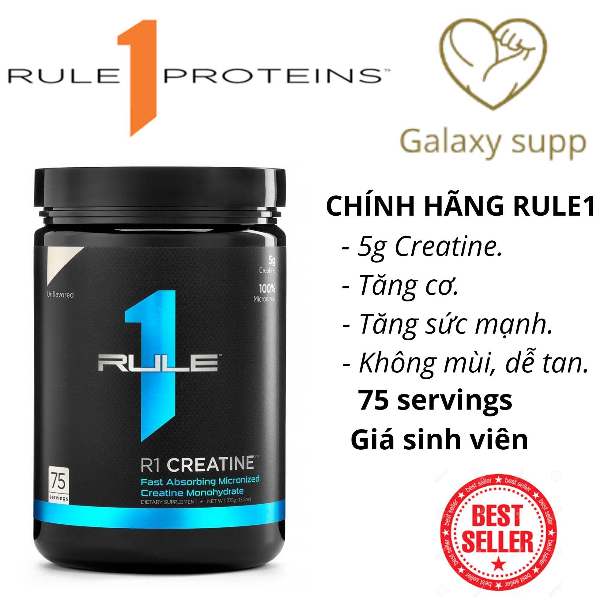 Rule 1 Creatine Monohydrate Tăng Cơ Tăng Sức Mạnh Giá Sinh Viên 75Sv