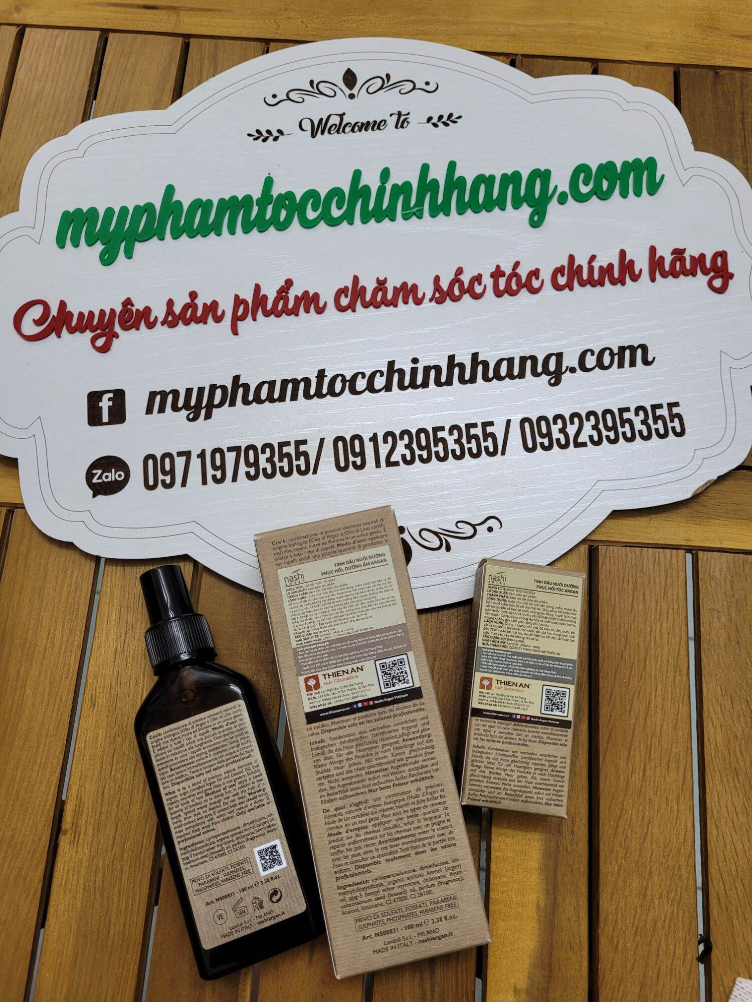 Tinh dầu dưỡng tóc Nashi argan 30ml - 100ml