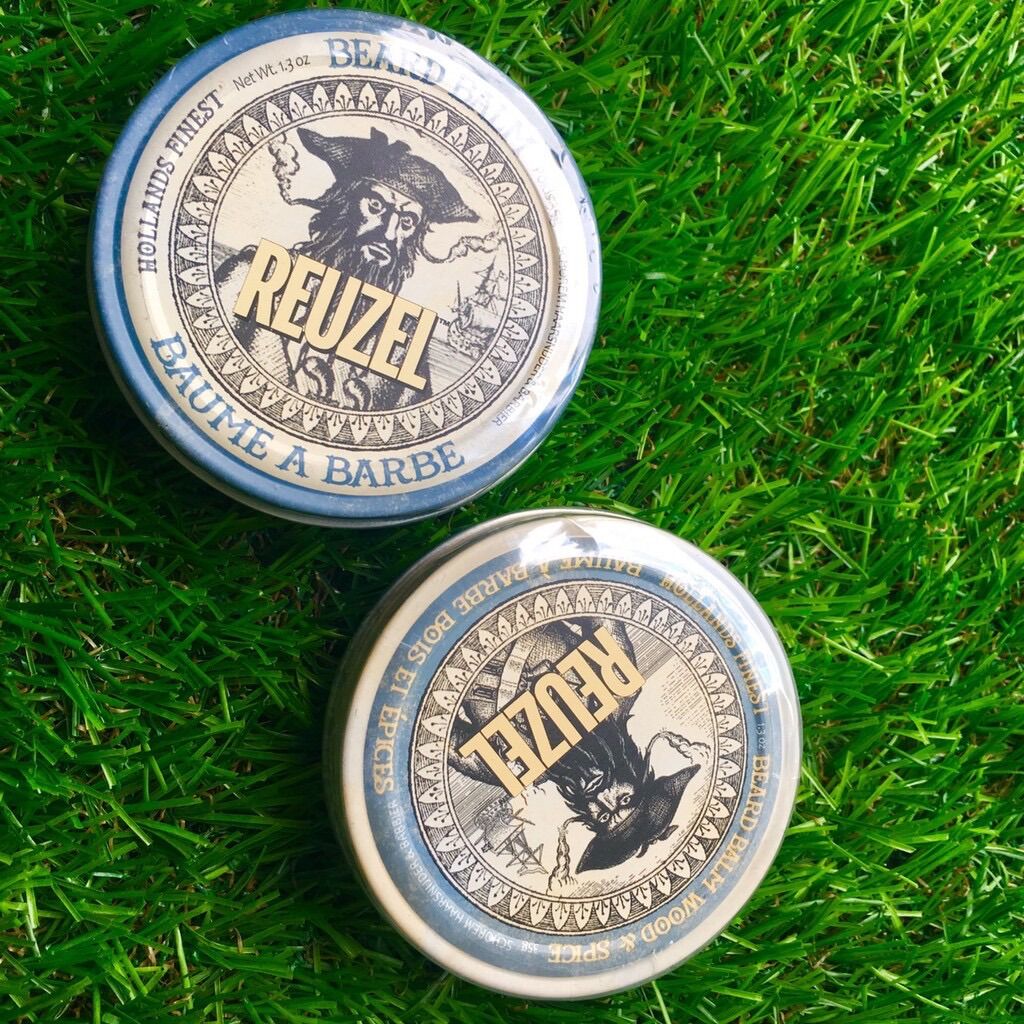 Kem dưỡng giữ nếp và chăm sóc râu reuzel wood and spice beard balm 35g