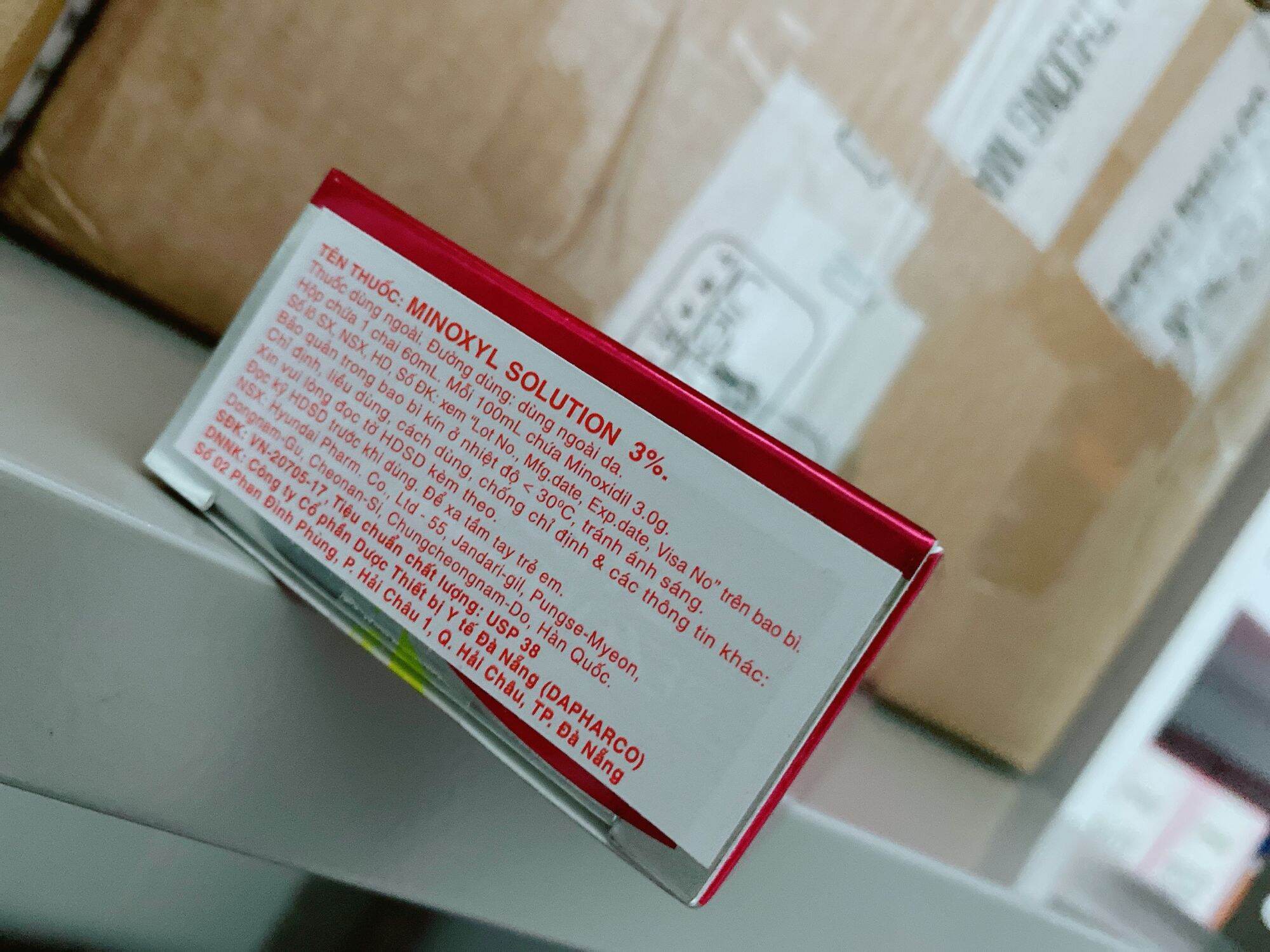 XỊT MỌC TÓC MINOXYL SOLUTION 3% (60ml)