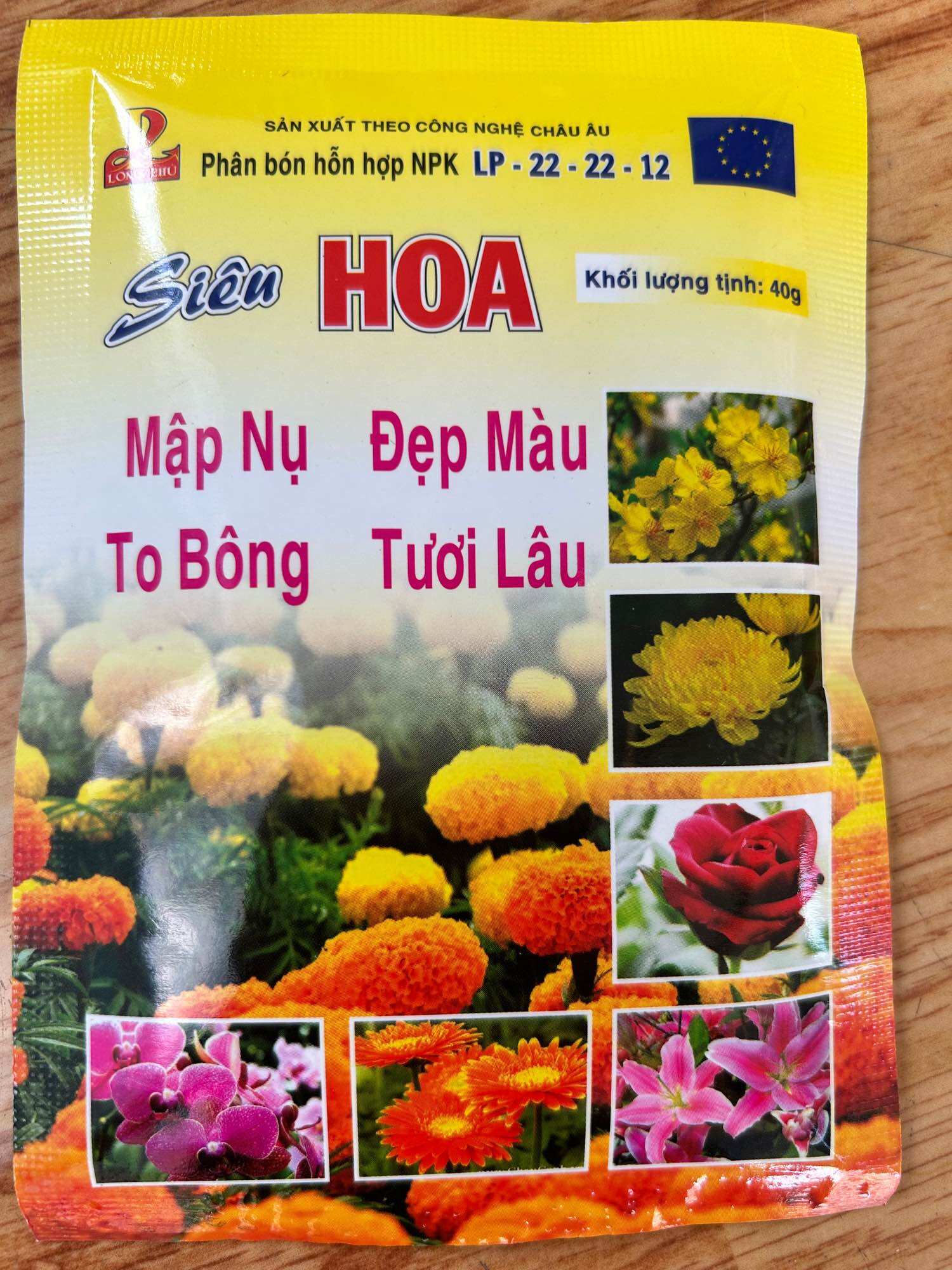 phân bón lá Siêu hoa-mập nụ, to bông 40g