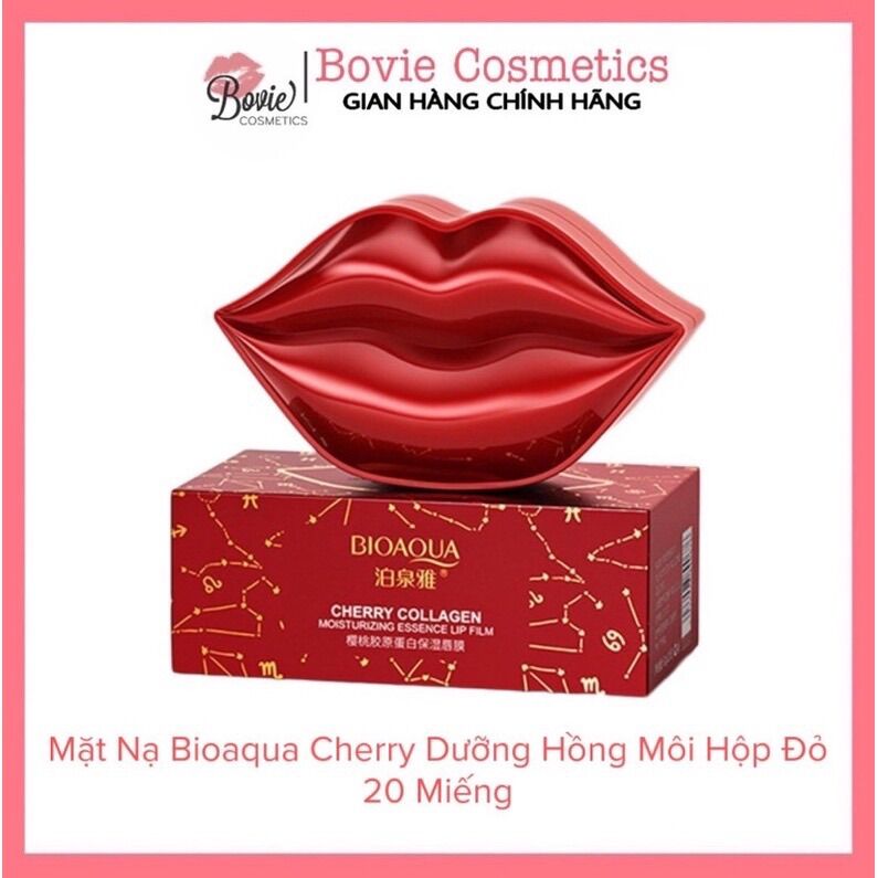 Hộp 20 Miếng Mặt Nạ Dưỡng Môi Bioaqua Mask