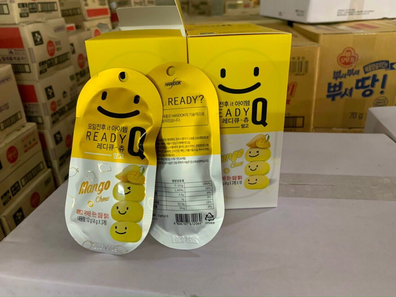 Viên kẹo giải rượu ready q-chew hàn quốc hộp 10 bịch x3 viên - hàn quốc