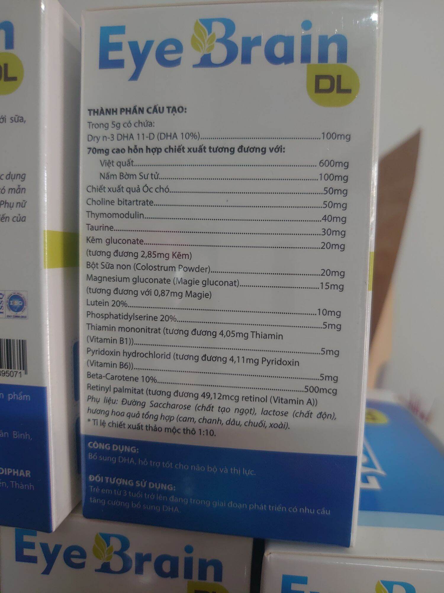 cốm bổ não sáng mắt eye brain