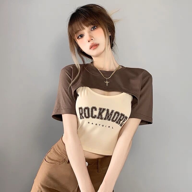 ÁO CROPTOP HAI MÓN CỰC XINH ROC1