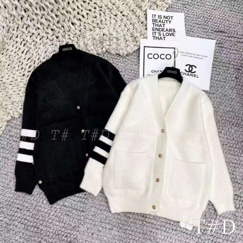 Áo len Chanel Coco màu trắng size M  Én shop hàng hiệu