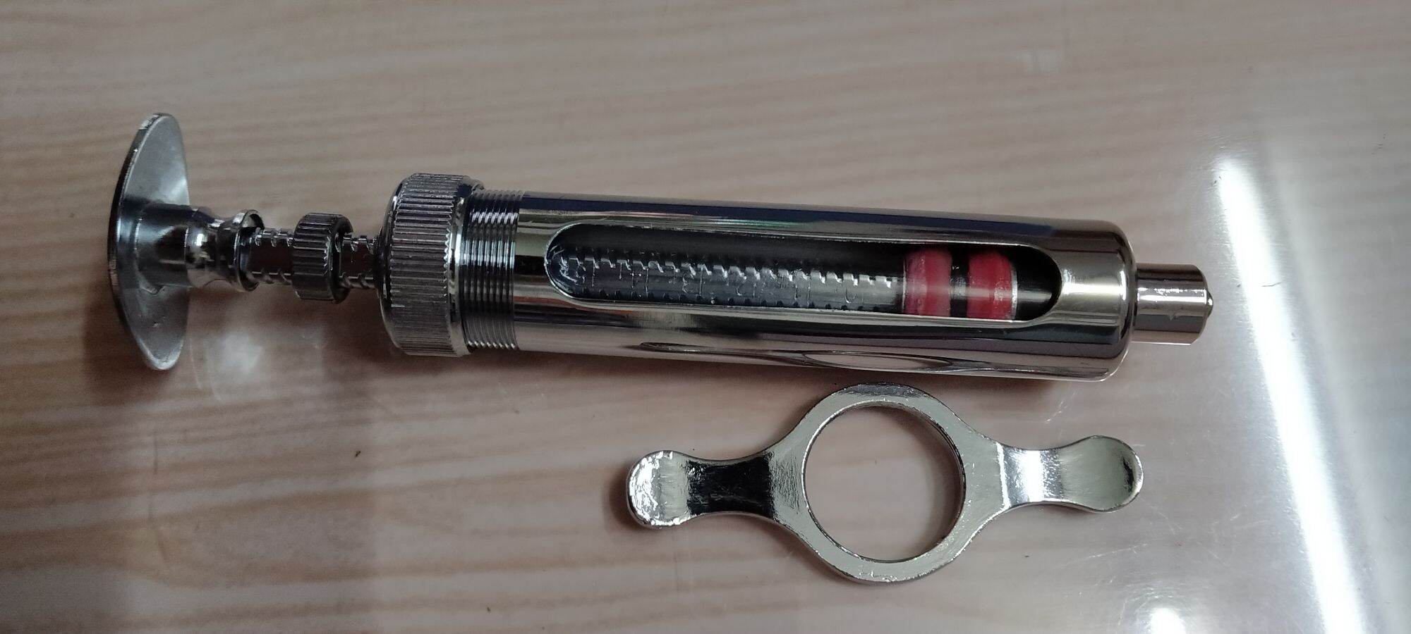ống tiêm thú cưng 10ml inox