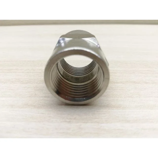 Nối 2 đầu ren ngoài, 2 đầu ren trong phi 21 Inox