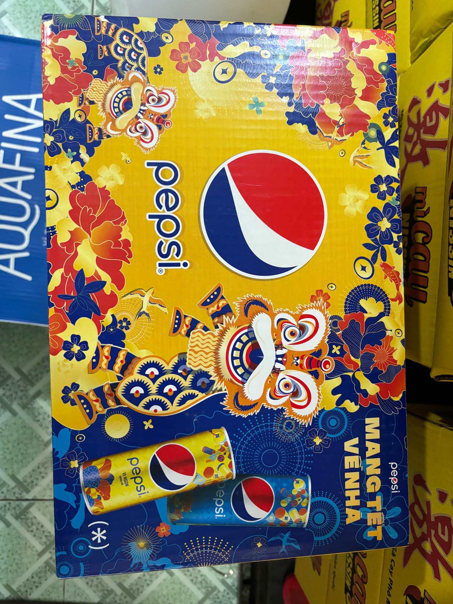 Thùng 24 Lon Pepsi 320ml - Tết