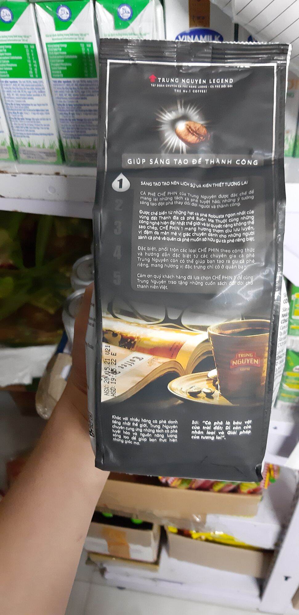caphe/cà phê pha phin  Trung Nguyên Chế Phil 500g
