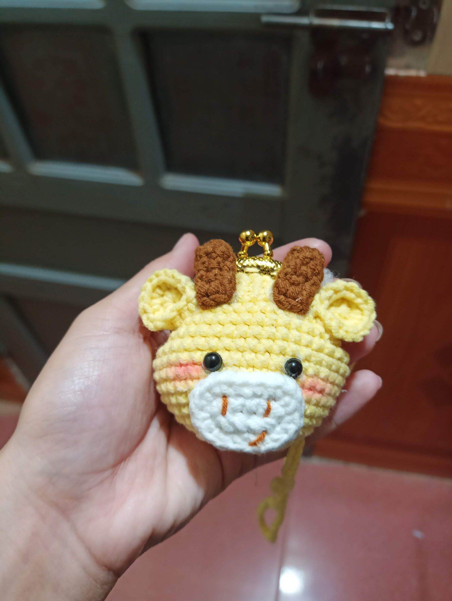 túi đựng tỏi cho bé hình con trâu