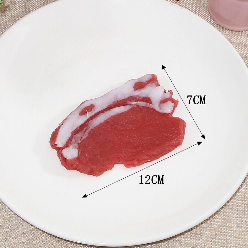 Mô hình thức ăn bít tết mô phỏng đồ trang trí sườn dê thịt bò bít tết bò giả đạo cụ chụp ảnh trang trí cửa hàng khách sạn nhà hàng tây