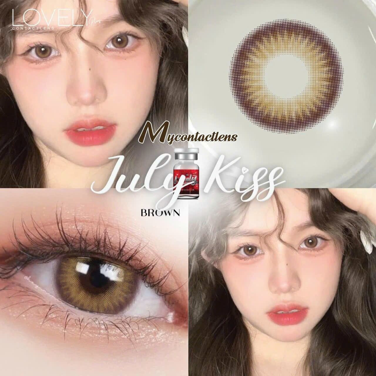 [HOT] 1 Cặp lens Hàn xuất Thái màu đẹp tuyển chọn, HSD 1 năm, dễ đeo không cộm mắt, giúp cửa sổ tâm hồn thêm thu hút, tặng kèm khay đơn lens mắt