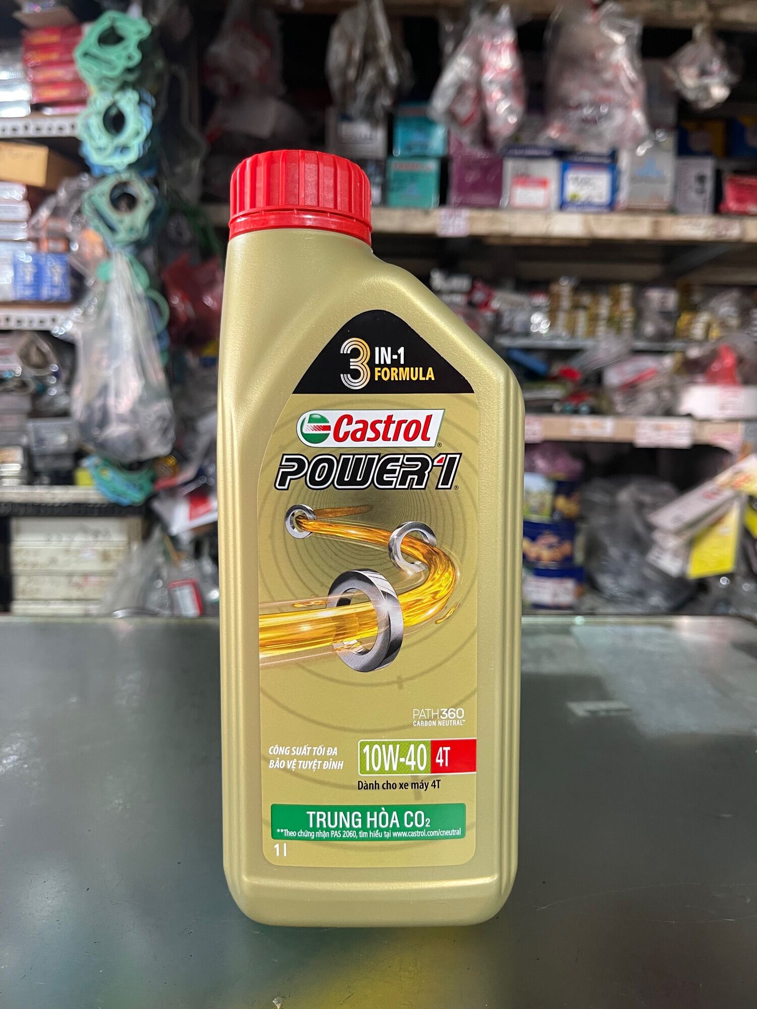 Nhớt Castrol vàng 1 lít