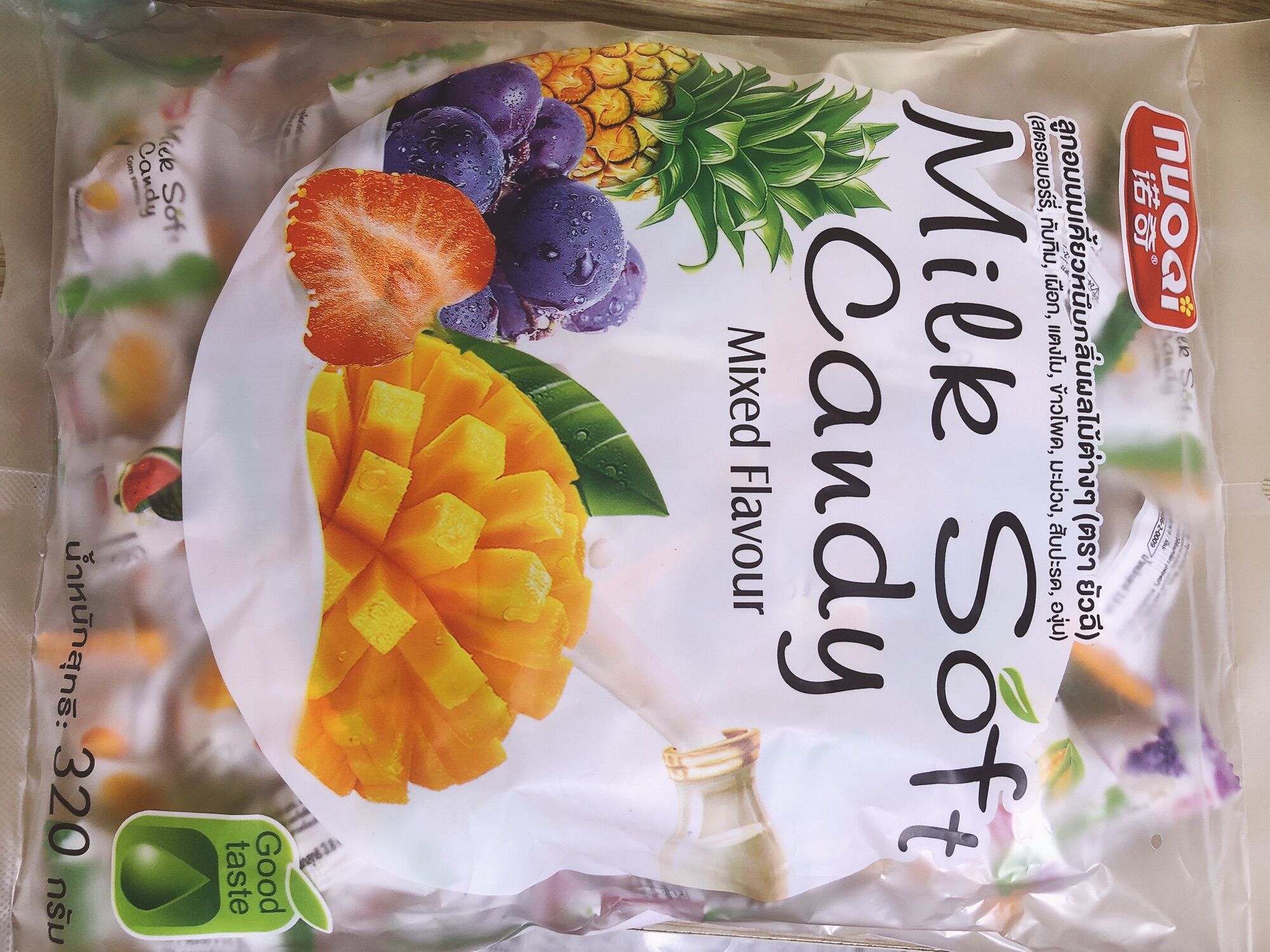 Kẹo dẻo trái cây Milk Soft Candy Thái Lan ( 1 gói )