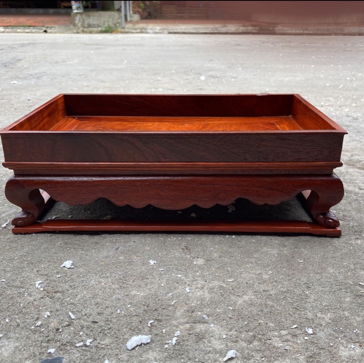 Khay Trà Trơn Gỗ Cẩm