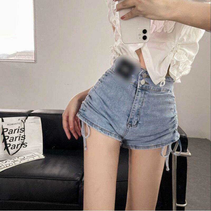 Sọt đùi jean rút 2 bên xịn