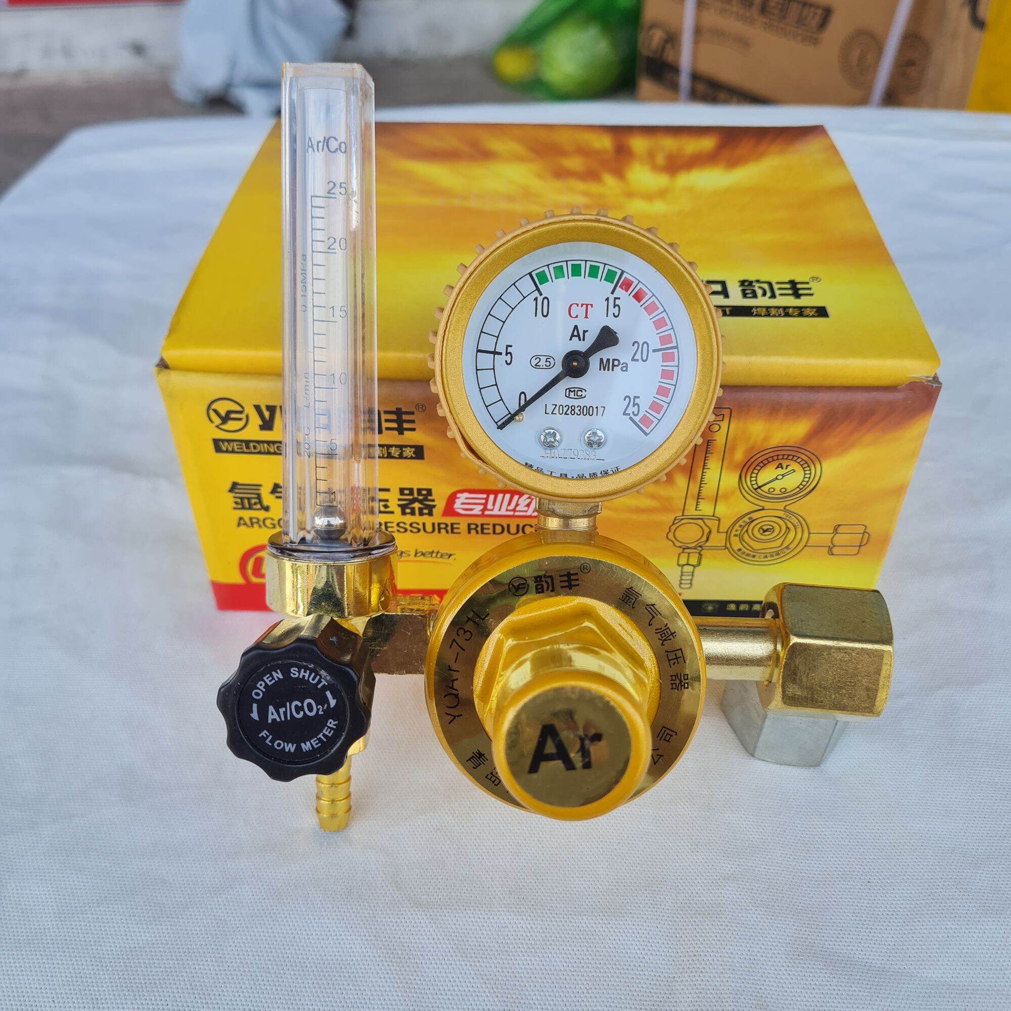 ( Sẵn Hàng) Bộ Van Điều Áp Bình Khí Argon_Đồng hồ Argon Hàn Tig