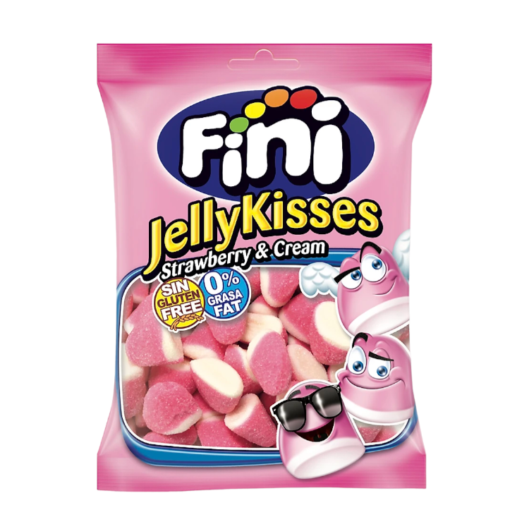 Kẹo dẻo Fini Jelly kisses 90g nhập khẩu Tây Ban Nha Date T7 2024