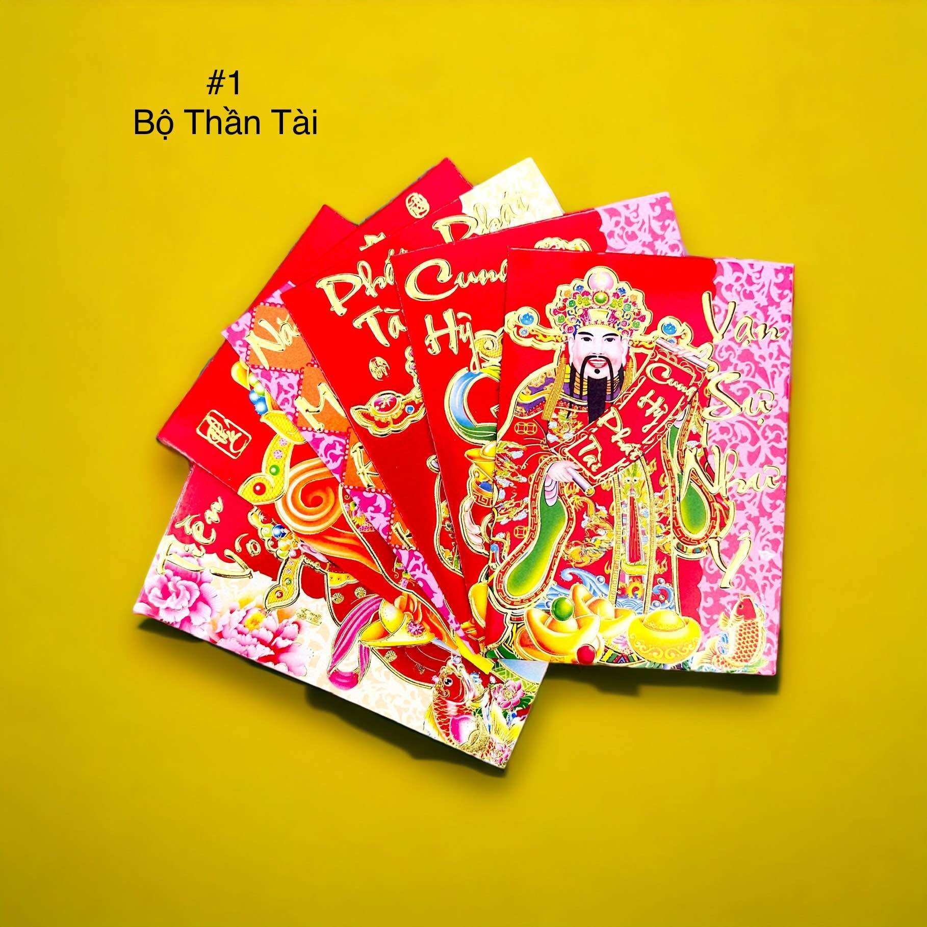 Set 6 Bao Lì Xì nhỏ truyền thống