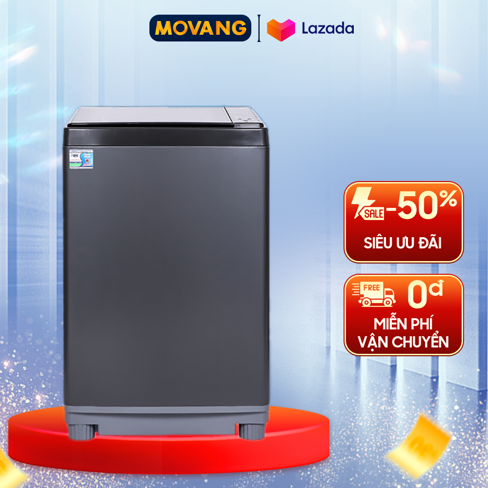 - máy giặt aqua 12 kg aqw-fw120gt - diệt khuẩn khử mùi nano ag+, lồng giặt pillow, hẹn giờ giặt, khóa trẻ em