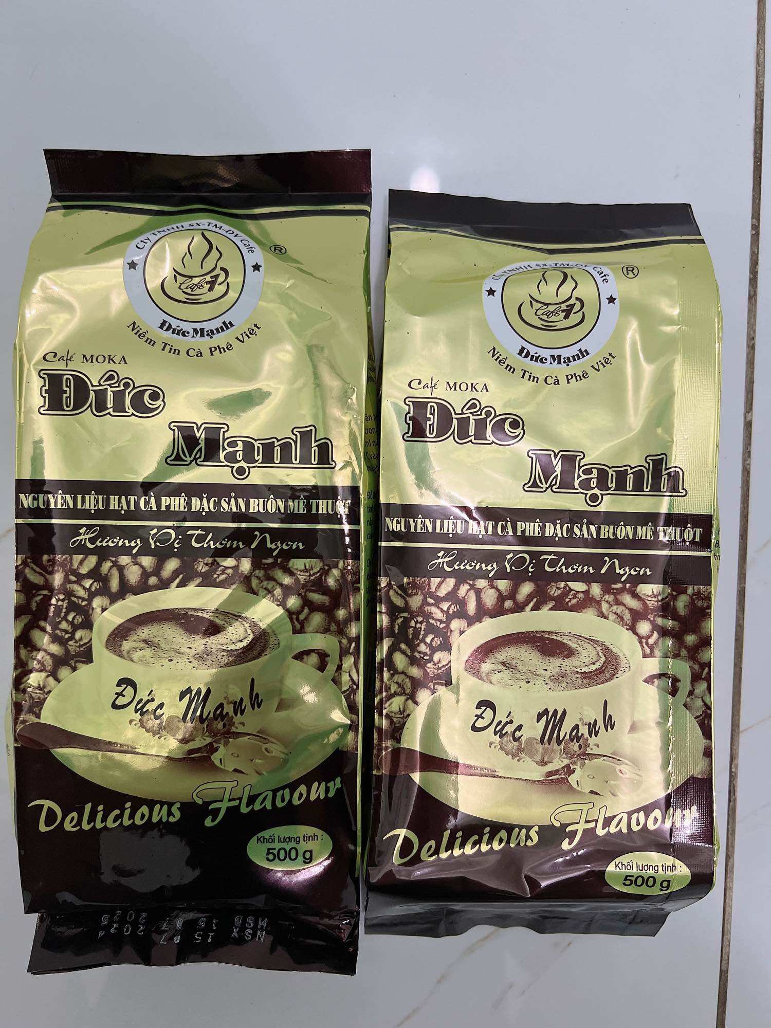 Cà Phê Moka Đức Mạnh Gói 500G (Chính Hãng)