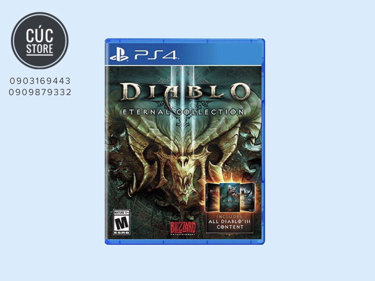 PS4 disc: Diablo 3 Eternal Collection