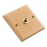 BaldeVance | Bảng Đổi Công Tắc Gỗ Nguyên Miếng Phong Cách Bắc Âu Loại 86