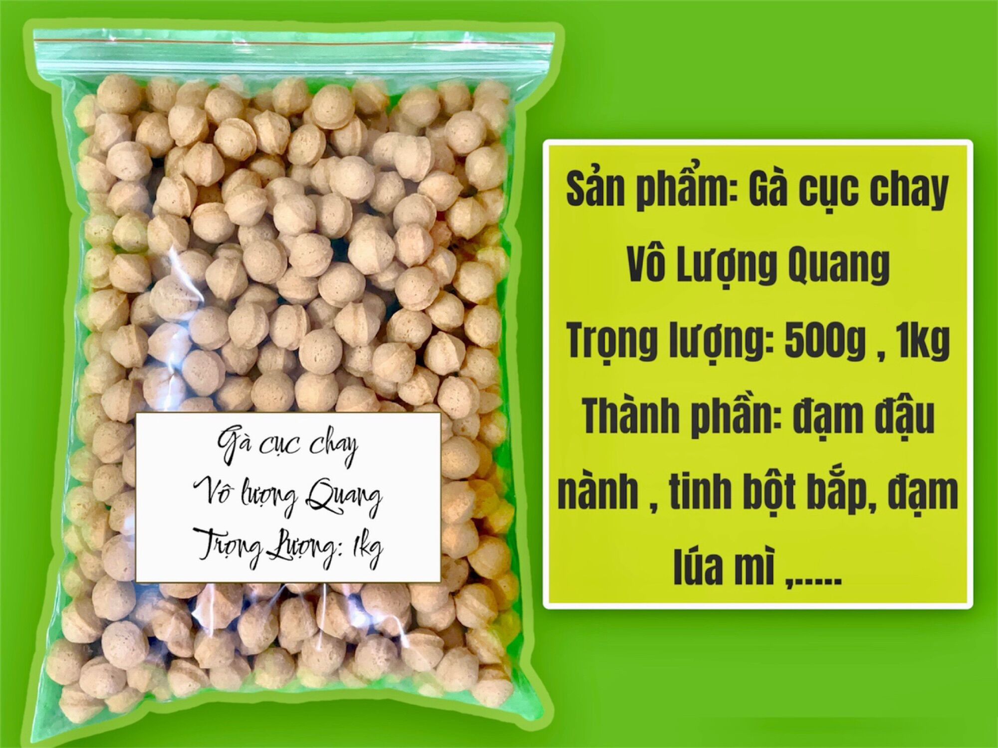 1kg gà cục chay tpc an tuệ cao cấp