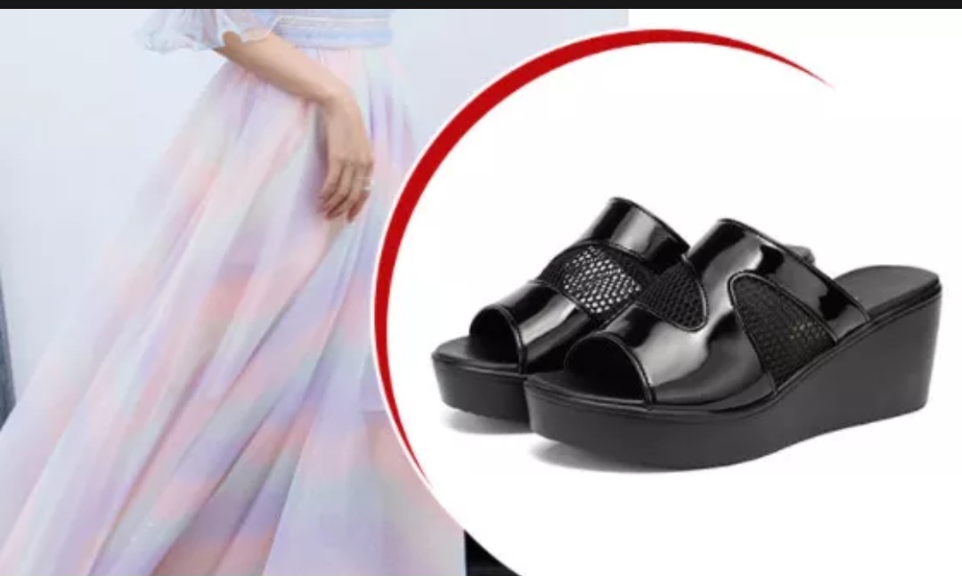 Dép đế xuồng PU siêu nhẹ phối lưới 5f.