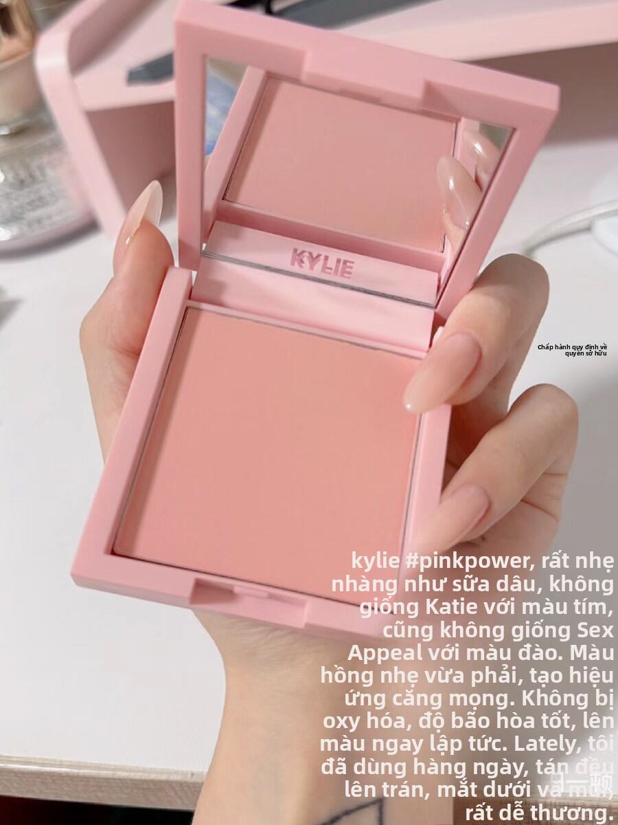KYLIE Blush Mới Phiên Bản Mini Pink Power 334 Winter Kissed 336 Son Lì Dưỡng Ẩm Cho Da Dưỡng Ẩm Phấn