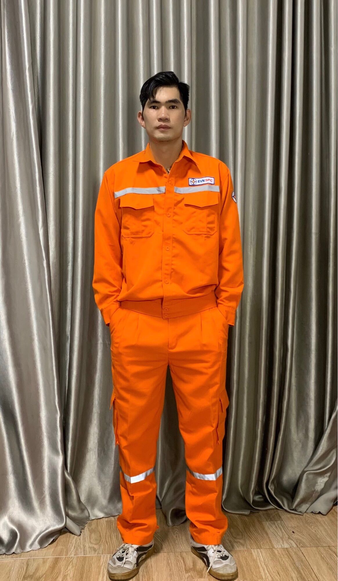 ÁO ĐIỆN LỰC CHUẨN LOGO EVN