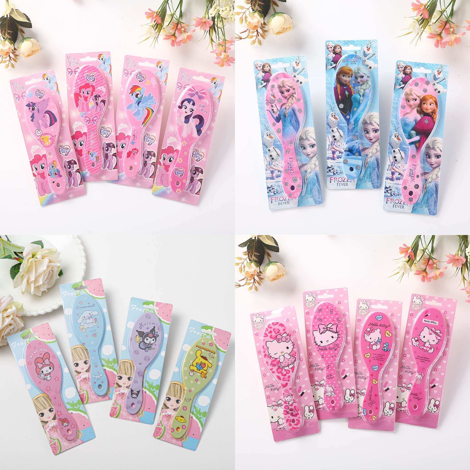 [HCM]Lược chải tóc massage da đầu in hình công chúa dễ thương cho bé gái Felice House