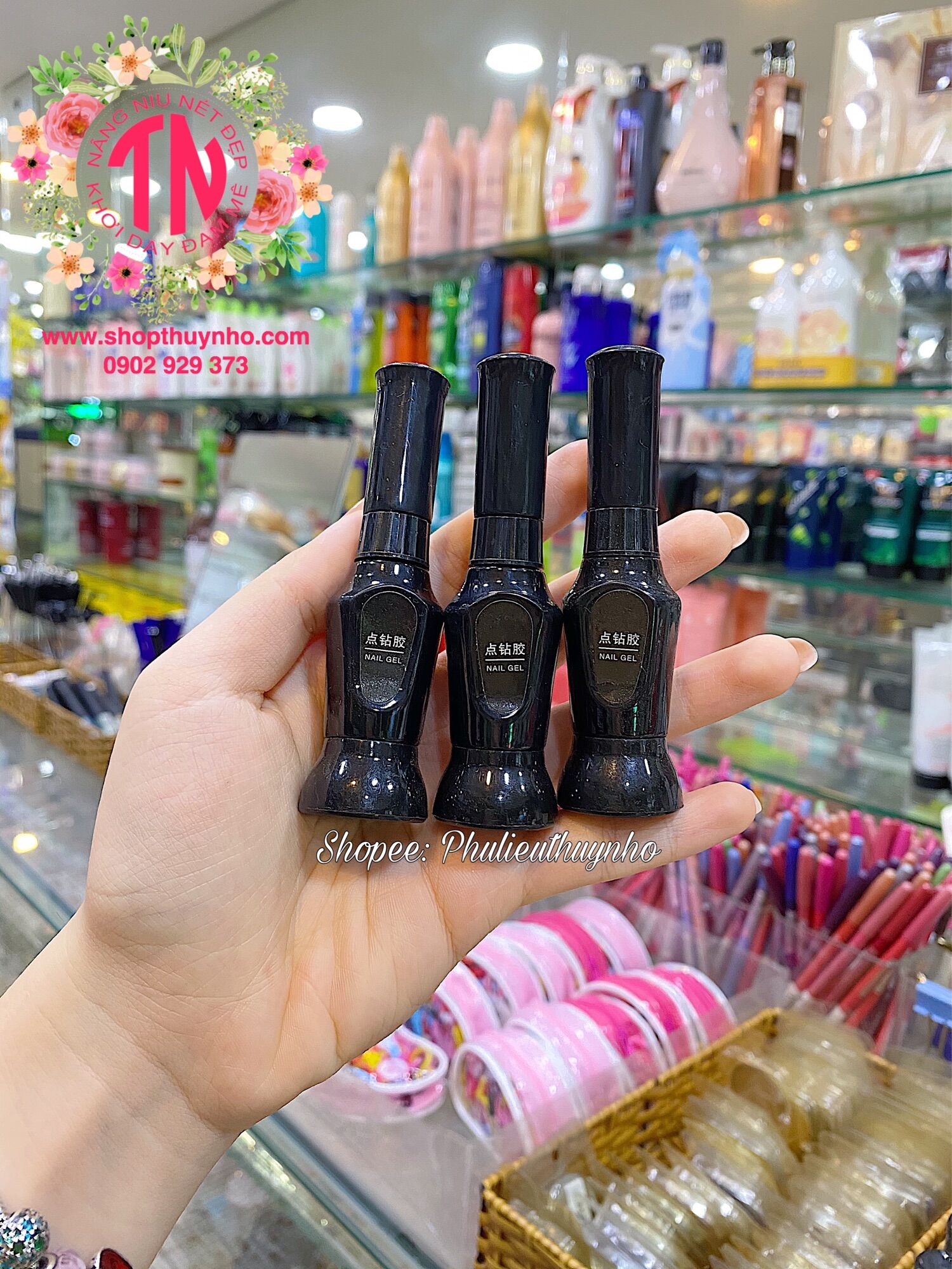 Bút đính đá, Cây gel đính đá siêu chắc 2 đầu siêu tiện lợi