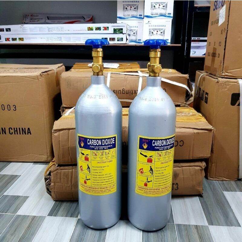 Bình co2 thuỷ sinh 3kg, full khí | bình co2 sắt 3kg