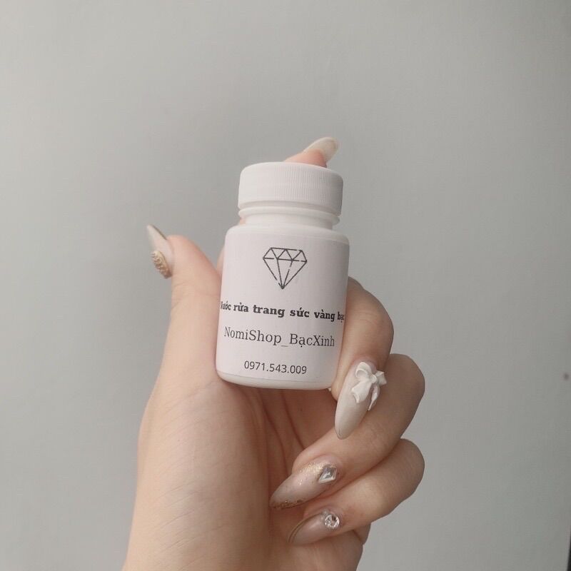 Nước rửa vàng bạc thần thánh sáng như mới. Sạch bong bụi bẩn vết đen - NomiShop