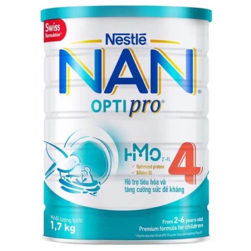 Sữa nan 4 optipro mẫu mới 5hmo 1,5kg/1500g