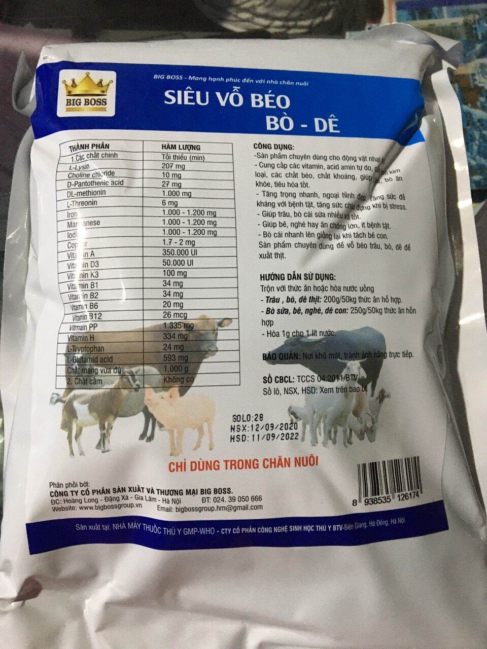 SIÊU VỖ BÉO BÒ DÊ [COMBO 3KG ] DÊ BÒ HEO NGỰA